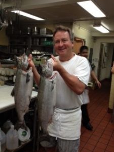 Jim with Salmon